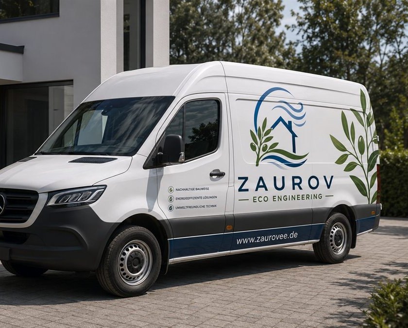 Servicefahrzeug von Zaurov Eco Engineering im überregionalen Einsatz