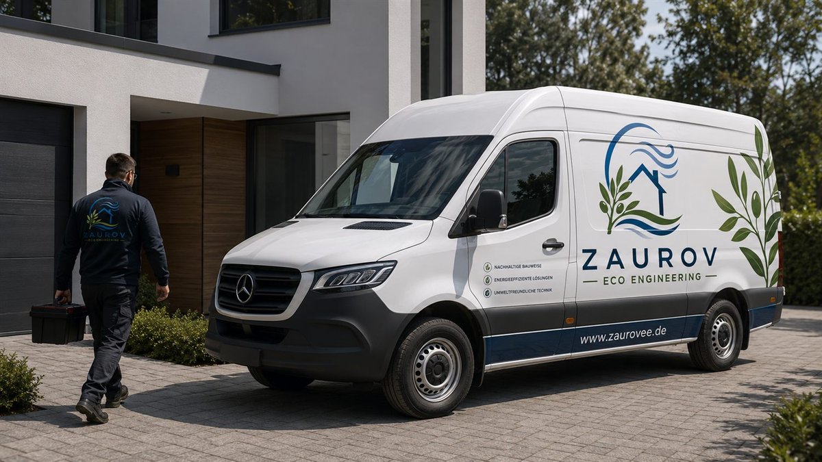 Servicefahrzeug von Zaurov Eco Engineering im überregionalen Einsatz